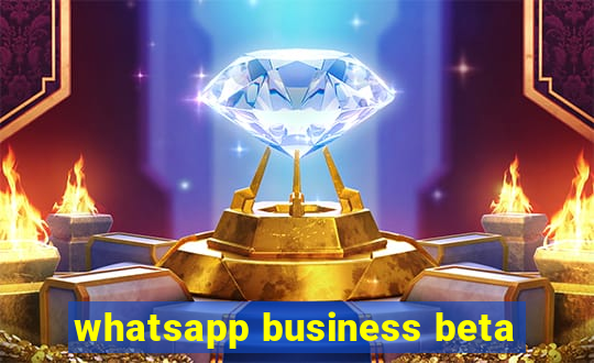 whatsapp business beta